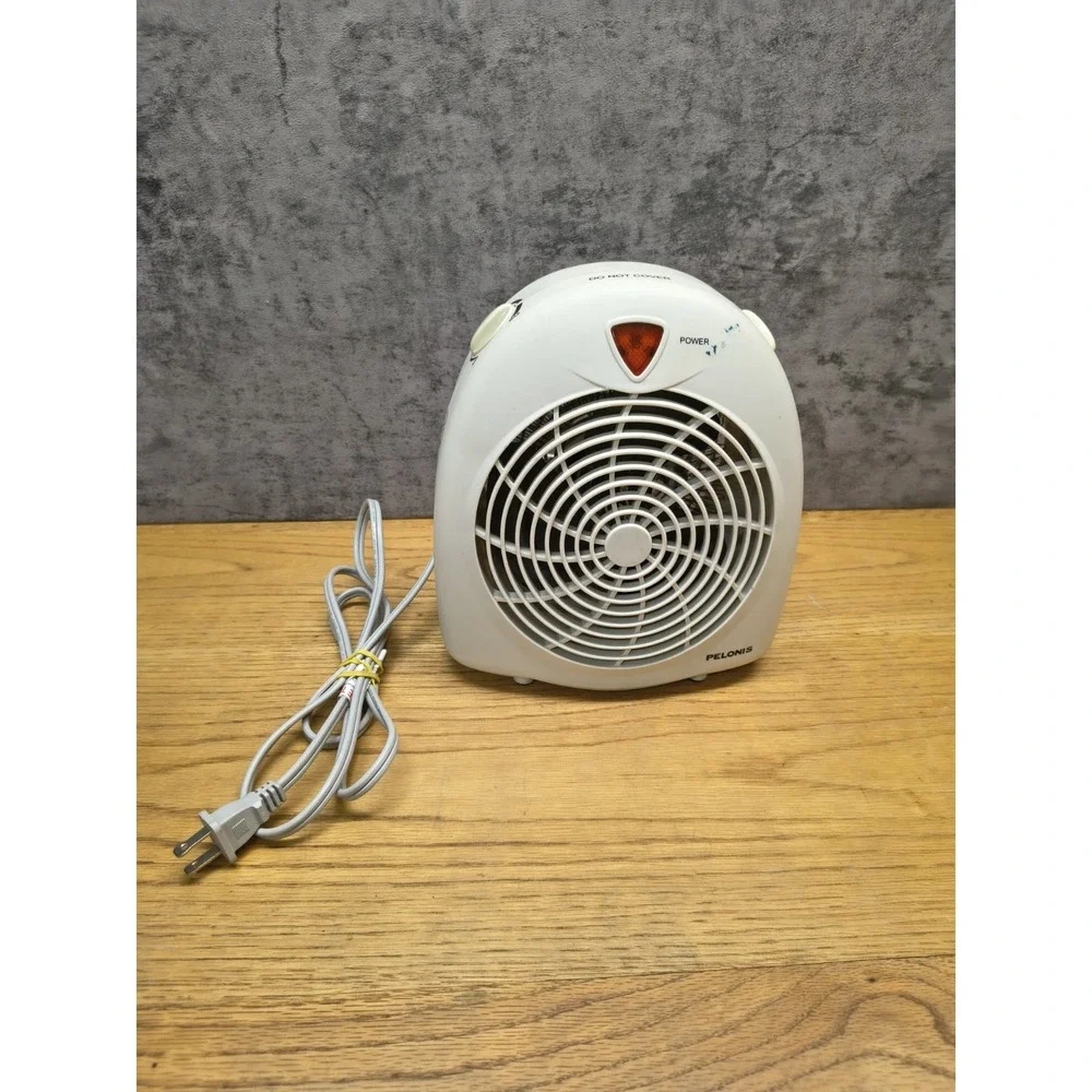 Pelonis‎ HF-0003 Fan-Forced Space Heater White 120V 3 Heat Auto Shut-Off